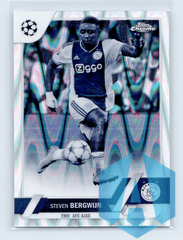 2022-23 Topps Chrome UEFA #176 Steven Bergwijn Black & White Ray Wave AFC